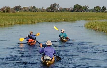 Kayaking the Okavango Delta, Botswana